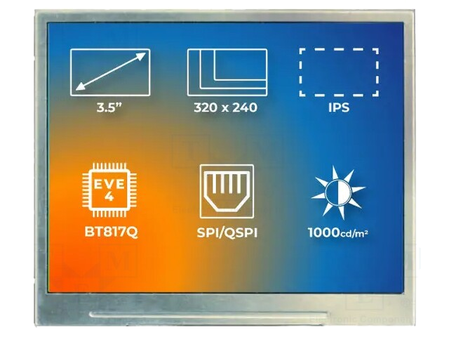Display: TFT; 3,5 Display: TFT; 3,5